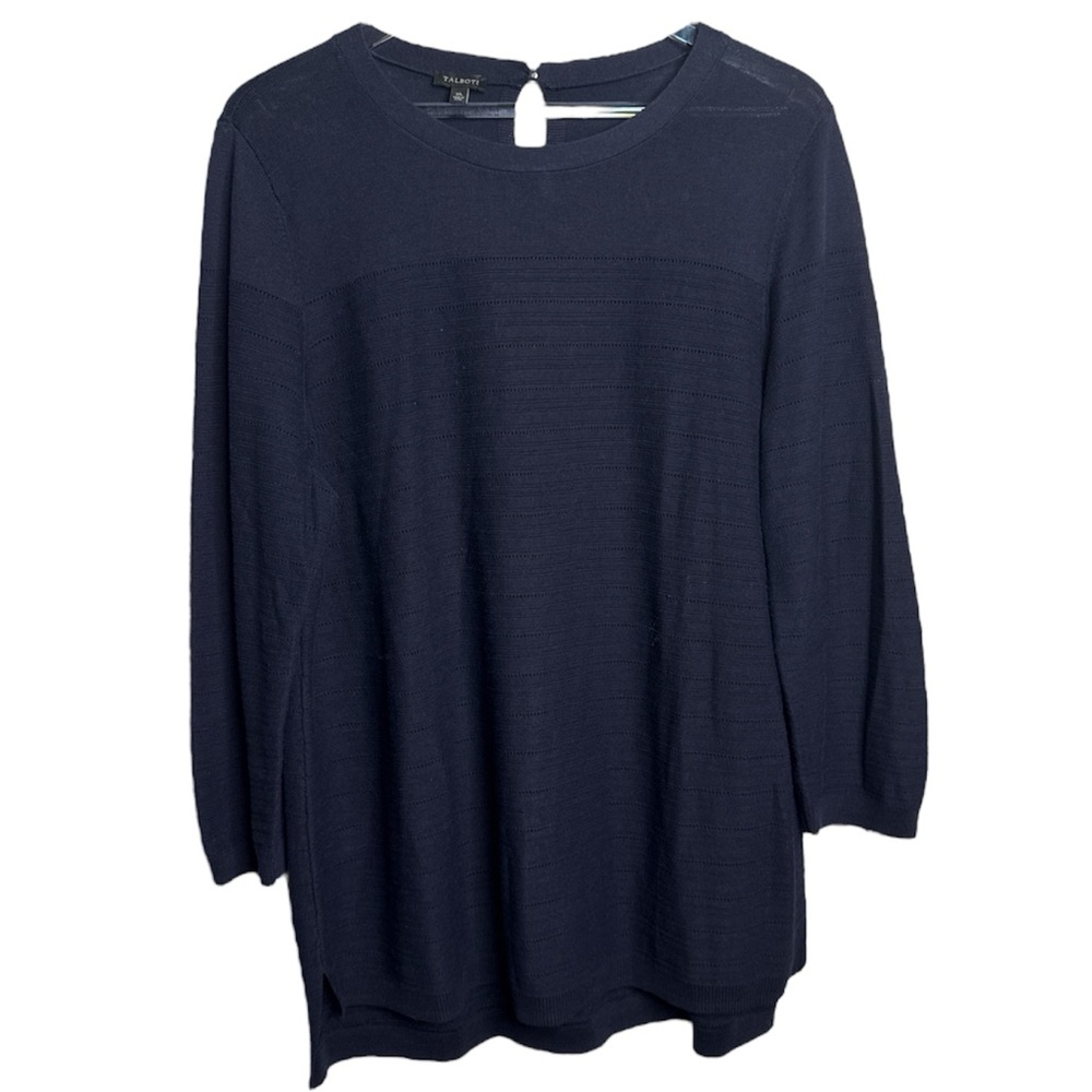 Talbots Women's Navy Blue Top